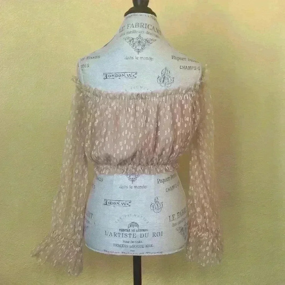 Marjorelle “Sangria” Top In Blush Nude Size Medium - Picture 3 of 12